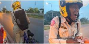 Kisah Pilu Seorang Kakek Mudik Cuma Pakai Sepeda selama Berhari-Hari Usai di-PHK