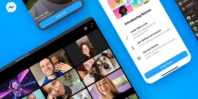 Luncurkan Messenger Rooms, Facebook Tawarkan Ruang Meeting Virtual yang Lebih Luas dan Aman