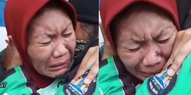 5 Hari Tak Dapat Orderan, Tangis Ibu Ojol Ini Pecah Bingung Gimana 4 Anaknya Makan