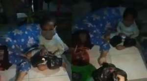 Sedih! Bocah Pengemis Ini Menangisi Mayat Ibunya di Depan Emperan Toko Seorang Diri