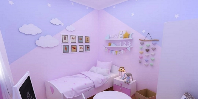 Ide Dekorasi Kamar Anak dengan Warna yang Kalem dan Cantik
