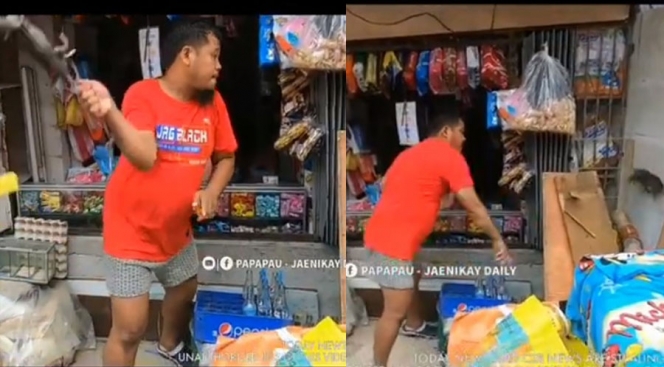 Kocak! Aksi Bapak-Bapak Smackdown Tikus Raksasa Viral di Twitter, Netizen: Pria Idaman Nih