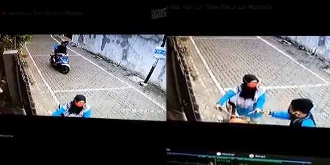 Jambret Bermotor Terekam CCTV Rampas Tas Guru Ngaji, Ternyata Isinya Kitab Suci