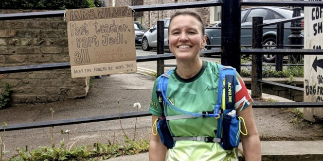Rindukan Murid saat Lockdown, Guru Ini Lari Maraton 30 Km Demi Kunjungi Rumah Puluhan Siswanya