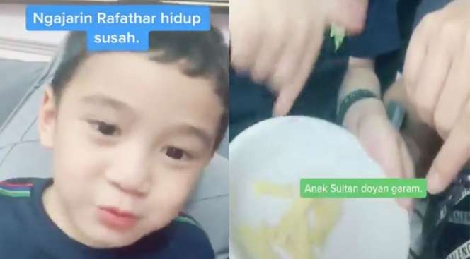 Rafatar Diajarin Hidup Susah Makan Kentang Garam, Netizen: Pasti Beli KinderJoy Gapake Nangis