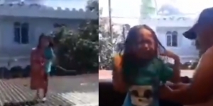 Kelewat Tega! Demi Guling, Anak Kecil ini Dipaksa Berjalan di Atas Atap oleh Orang Tuanya