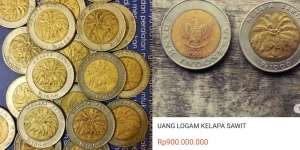 Nggak Hanya Rp20 Juta, Uang Koin Kelapa Sawit Ini Ada yang Jual sampai Rp900 Juta!