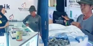 Viral Video Kakek Pemulung, Bawa Uang Receh Sekarung untuk Beli Handphone Cucu