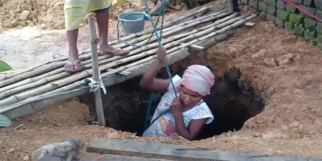 Gak Tega Ibunya Tiap Hari Antre Air, Wanita Ini Inisiatif Bikin Sumur Seorang Diri