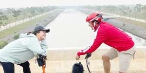 7 Potret Felicya Angelista dan Caesar Hito Gowes Bareng, Romantis Banget!
