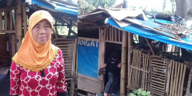Kisah Pilu Idah Wati, Seorang Janda yang 7 Tahun Tinggal di Gubuk Reyot Mirip Kandang Kambing