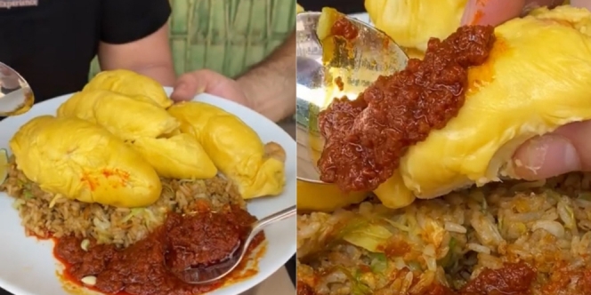 Nasi Goreng Dipadukan Sama Durian dan Sambal Belacan, Kebayang Rasanya Gimana?