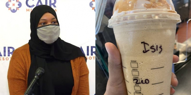 Bukannya Nama Pemesan, Minuman Starbucks Wanita Muslim Ini Malah Tertulis 'ISIS' di Gelasnya