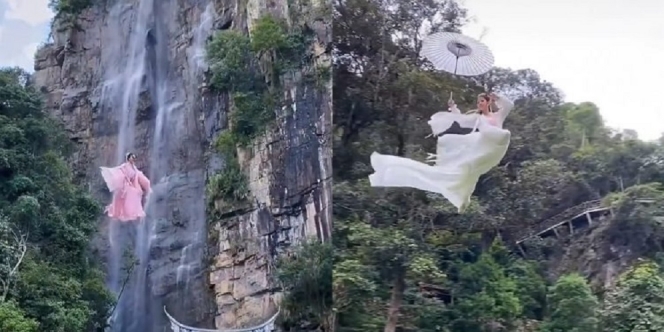 Tempat Wisata Ini Tawarkan Sensasi Terbang Seperti Pendekar dalam Film Kungfu! Tertarik Mencobanya?
