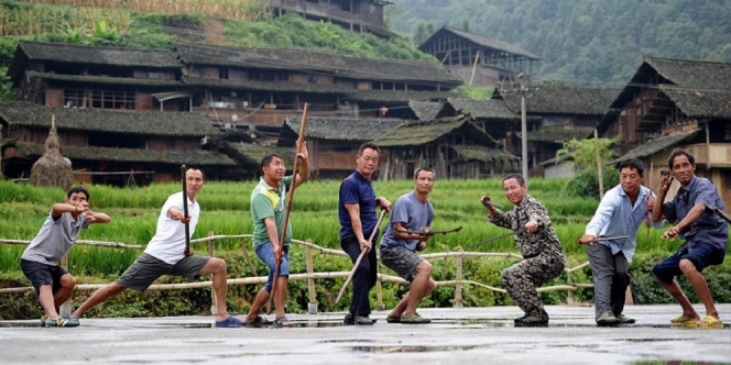 Gak Cuma di Televisi, Desa Kungfu Ada Beneran lho di China!