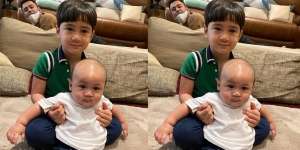 Gak Mau Kalah Keren, Rafathar Sampai Ikutin Gaya Kiano!