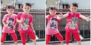 Jago Joget Sejak Kecil, Dua Anak Kembar yang Suka Dance TikTok Ini Gemesin Banget!