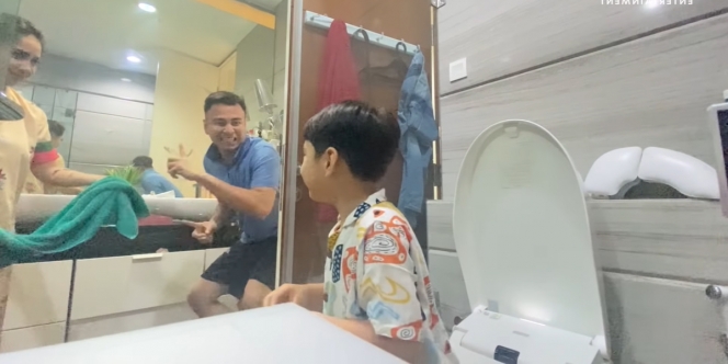 Kocak Banget, Reaksi Rafathar Pas di-Prank Poop Ini Bikin Ngakak!