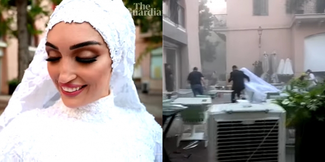 Viral, Video Pre-Wedding Sebelum Terjadinya Ledakan di Libanon