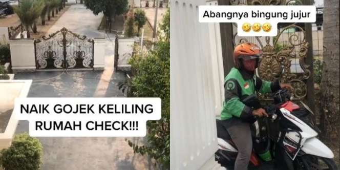 Luas bak Lapangan Bola, Pria Ini Sampai Pesan Ojek Online untuk Jalan-Jalan Mengelilingi Rumahnya!