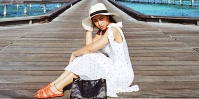 10 Potret Nikita Willy Kenakan Floppy Hat Pantai yang Stylish, Cantik Banget!