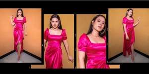 12 Potret Cantik Raisa Pakai Gaun Pink yang Menjadi Warna Favoritnya