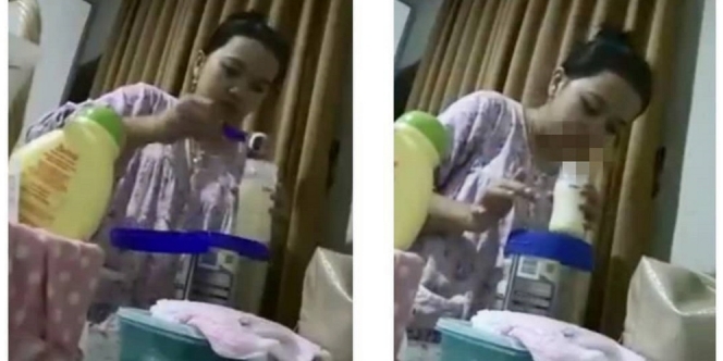 Viral Video Pembantu Sengaja Ludahi Botol Bayi Saat Disuruh Bikinkan Susu