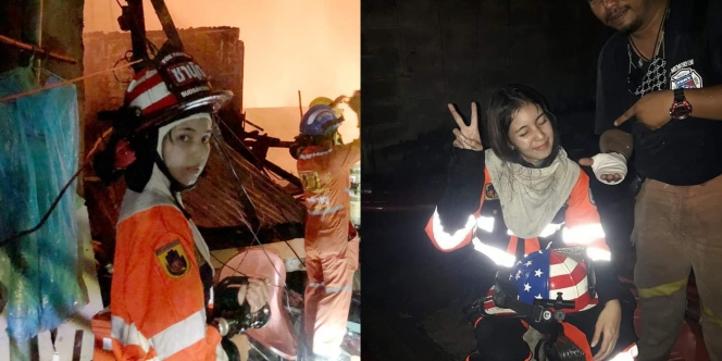 Bikin Gagal Fokus, Petugas Pemadam Kebakaran Cantik Ini Gegerkan Media Sosial