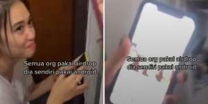 Cewek Ini Diledekin sama Temennya Gara-Gara Pakai Android Sendiri, yang Lain Pengguna iPhone dong!