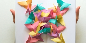 Cara Membuat Kupu-Kupu dari Kertas Origami yang Mudah dan Simple untuk Hiasan Dinding di Rumah