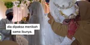 Dijodohkan dengan Pria Lebih Tua 18 Tahun, Wanita Ini Menangis di Pelukan Ibu saat Hari Pernikahan