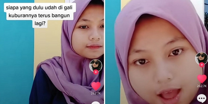 Viral Video Cewek yang Udah Digali Kuburannya Terus Bangun Lagi, Netizen: Mayat TikTokan!