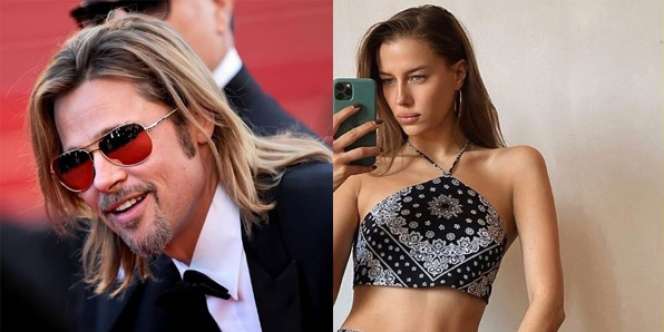 Brad Pitt Kepergok Libruan Bareng Model Seksi Asal Jerman Nicole Poturalski, Pacaran?