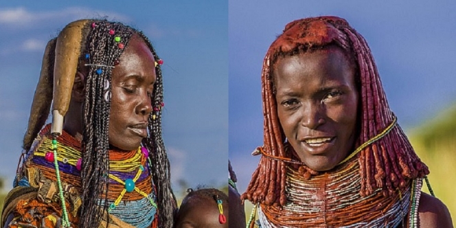 Para Perempuan Suku Terpencil di Angola Ini Percantik Rambut dengan Ramuan Kotoran Sapi dan Mentega