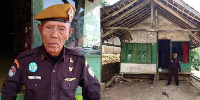 Kisah Veteran Perang Pak Ici, Dulu Mati-Matian Usir Penjajah Kini Hidup Nelangsa di Gubuk Reot