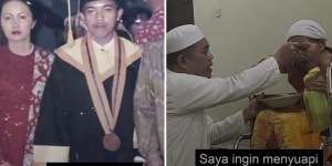 Sudah Sukses dan Jadi Bupati, Bapak Ini Merawat Ibunya yang Telah Membesarkannya selama Ini