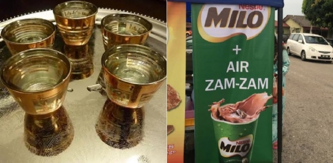 Lain daripada yang Lain, Es Milo Ini Dijual dengan Campuran Air Zam-Zam!