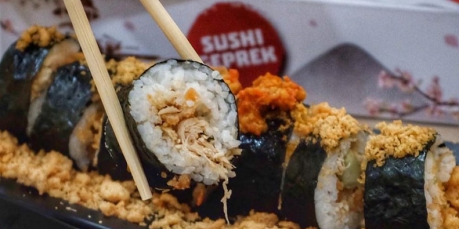 Inovasi Unik, Restoran Ini Bikin Sushi Geprek! Perpaduan Kuliner Jepang dan Indonesia