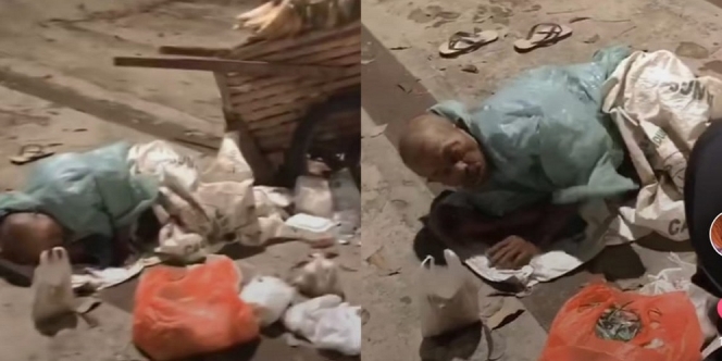 Cerita Pilu Seorang Kakek Penjual Buah, Tidur di Pinggir Jalan sampai Malam Walau Sudah Tua Renta