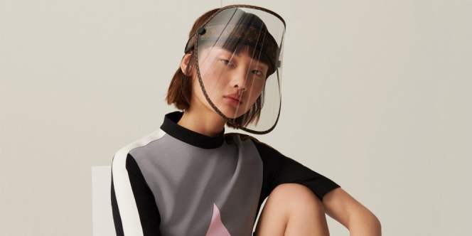 Louis Vuitton Rilis Face Shield Mewah Seharga Rp 14 Jutaan, Tampak Fashionable dan Multifungsi
