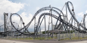 Begini Bentuk Roller Coaster Tercuram di Dunia! Masih Berani Naik?