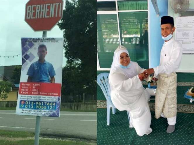 Viral Cari Jodoh Lewat Spanduk, Pria Ini Akhirnya Menemukan Tambatan Hatinya