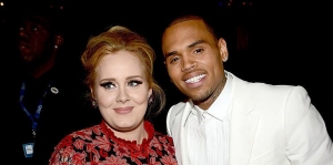 Chris Brown Kepergok Main ke Rumah Adele Tengah Malem, Pacaran nih?
