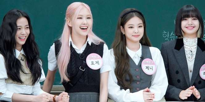 7 Potret Penampilan BLACKPINK di Knowing Brother yang Stylish Banget Pakai Seragam Sekolah