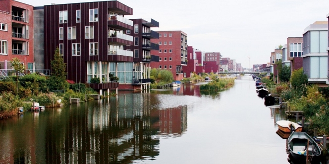 Pemandangan Indah Perumahan Terapung Modern di Amsterdam Belanda, Mayoritas Dihuni Ekspatriat!