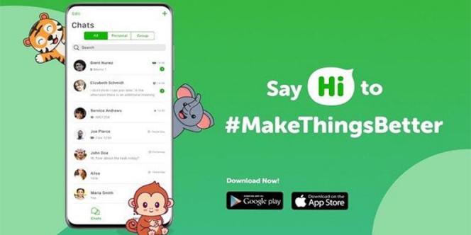Hi App, Aplikasi Chatting Karya Anak Bangsa yang Sudah Meluncur untuk Pengguna Android dan iOS