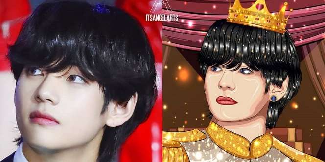 BTS Disulap Jadi Pangeran dari Negeri Dongeng, 7 Ilustrasi Ini Gantengnya Nggak Ketulungan