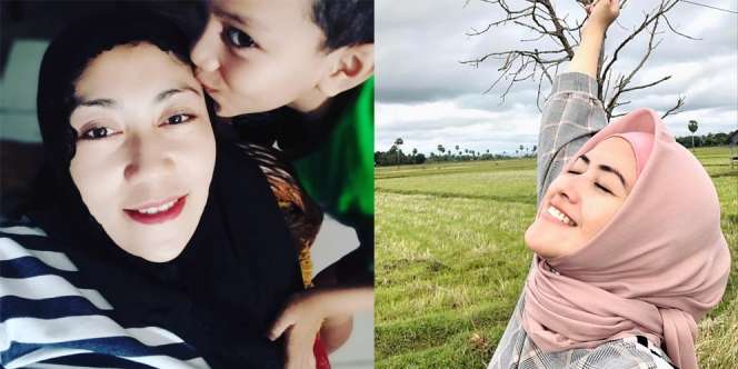 Sama Cantiknya, Berikut 7 Potret Adu Gaya Venti Figianti Istri baru Kiwil dengan Meggy Wulandari