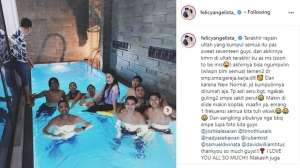 Rayakan Ulangtahunnya Beramai-Ramai, Felicya Angelista: Udah Pada Rapid Kok