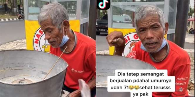 Tetap Giat Berjualan untuk Nafkahi Keluarga, Perjuangan Kakek 71 Tahun Ini Bikin Haru